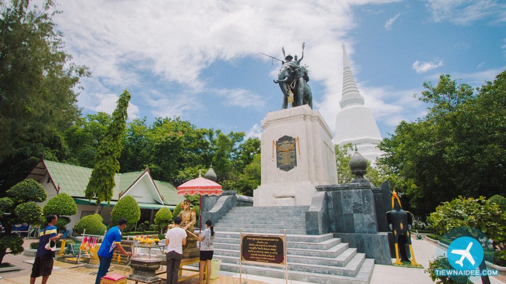 เที่ยวสุพรรณบุรี - เที่ยวบึงฉวาก อนุสรณ์ดอนเจดีย์ เขื่อนกระเสียว หาดทรายท้ายเขื่อน สุพรรณบุรี