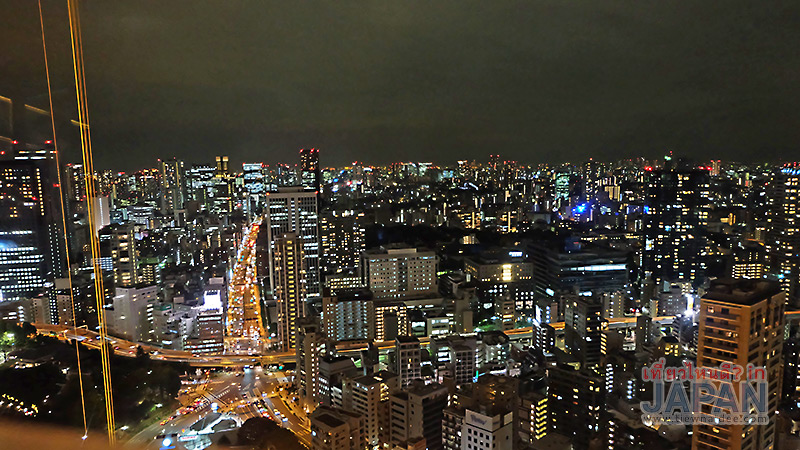 View from Observation deck , Tokyo tower